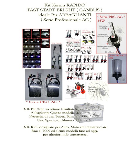 Kit xenon rapido fast - kit, start